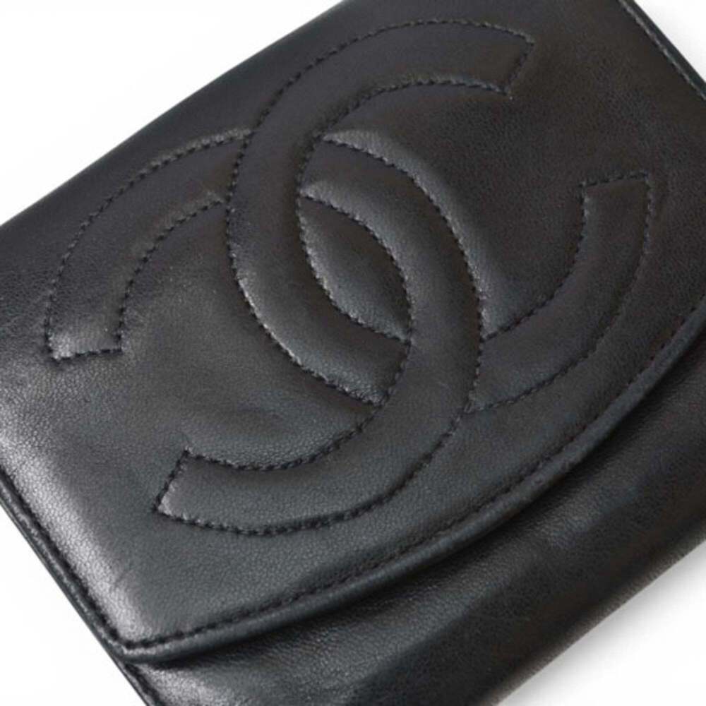 CHANEL Black Logo Wallet - Picture 9 of 16